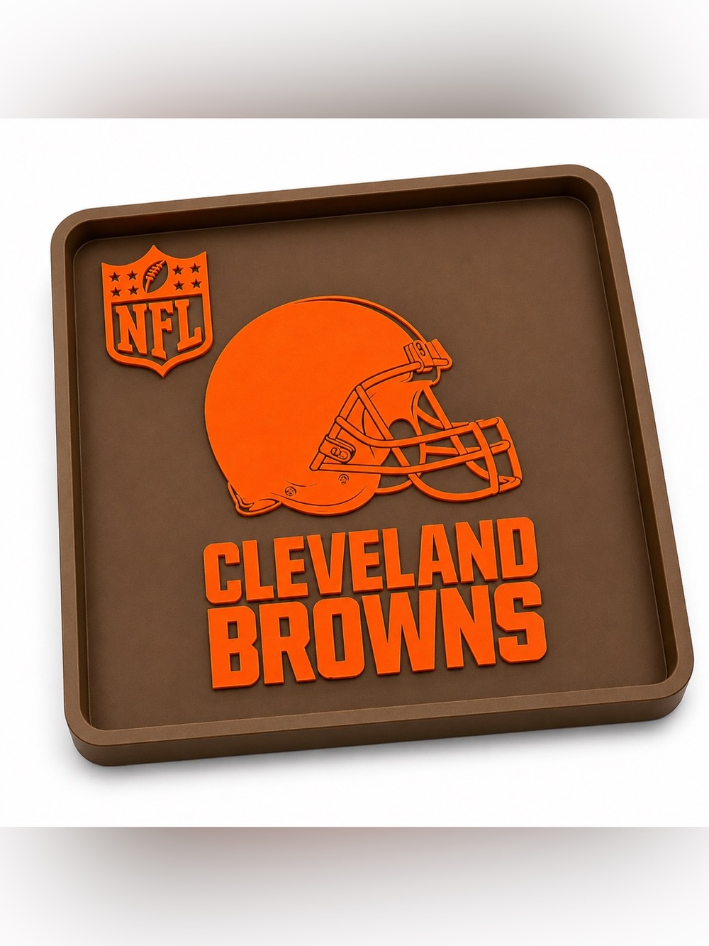Cleveland Browns NFL Pocket Dump Tray - For Keys, Wallet, Money, Etc